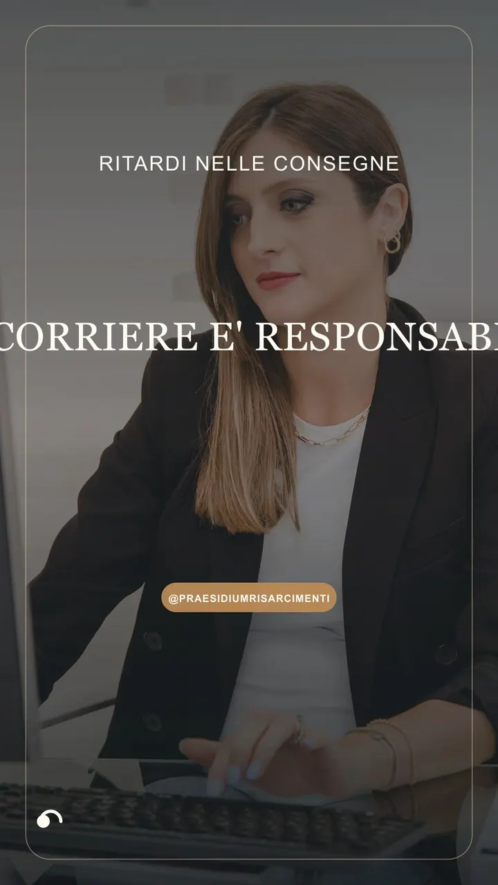 Il corriere è responsabile?